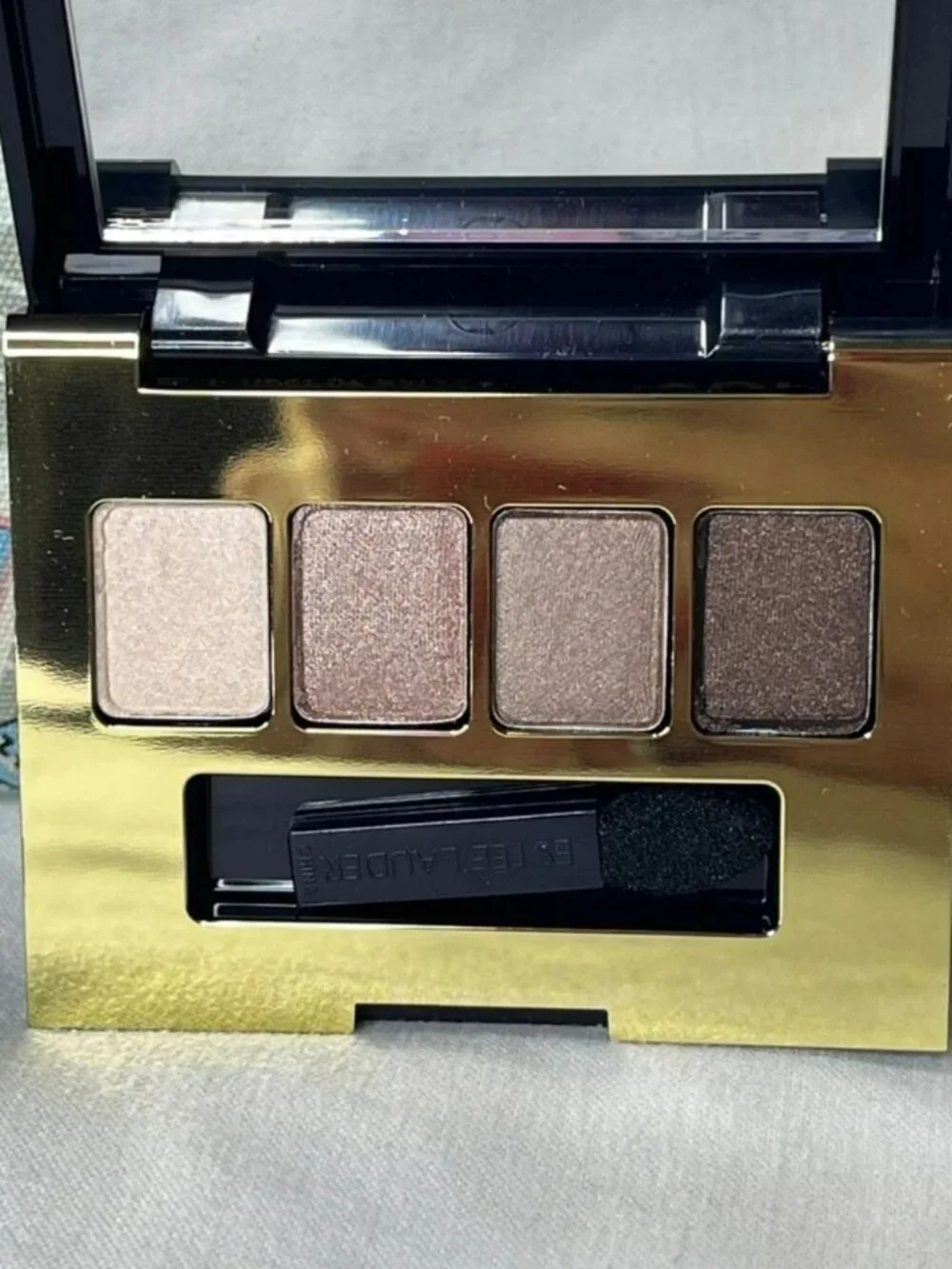 Estee Lauder Pure Color Envy Sculpting Eyeshadow Palette Neutrals Shimmer Travel